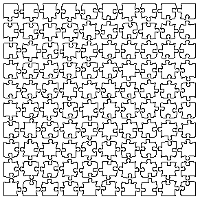 puzzle 10x10 100pcs 611